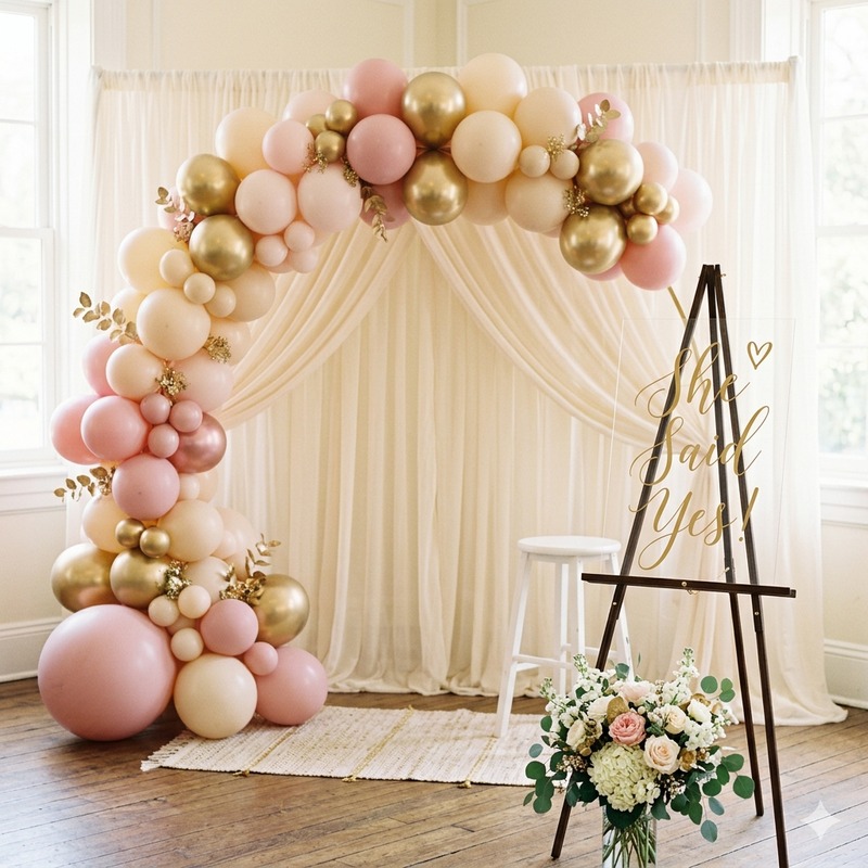 Bridal shower photo booth experience