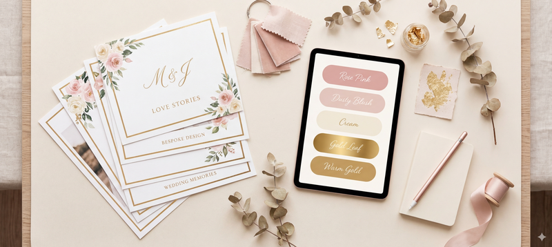 Custom photo overlay design on screen